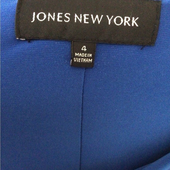 Jones New York Asymmetrical Blue Dress - Picture 6 of 6